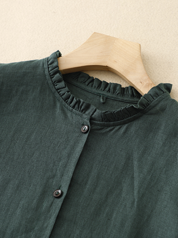 Günlük Bol Kesim Pamuklu Keten - Casual Loose Linen Shirt Dress incelemesi ve fiyatı