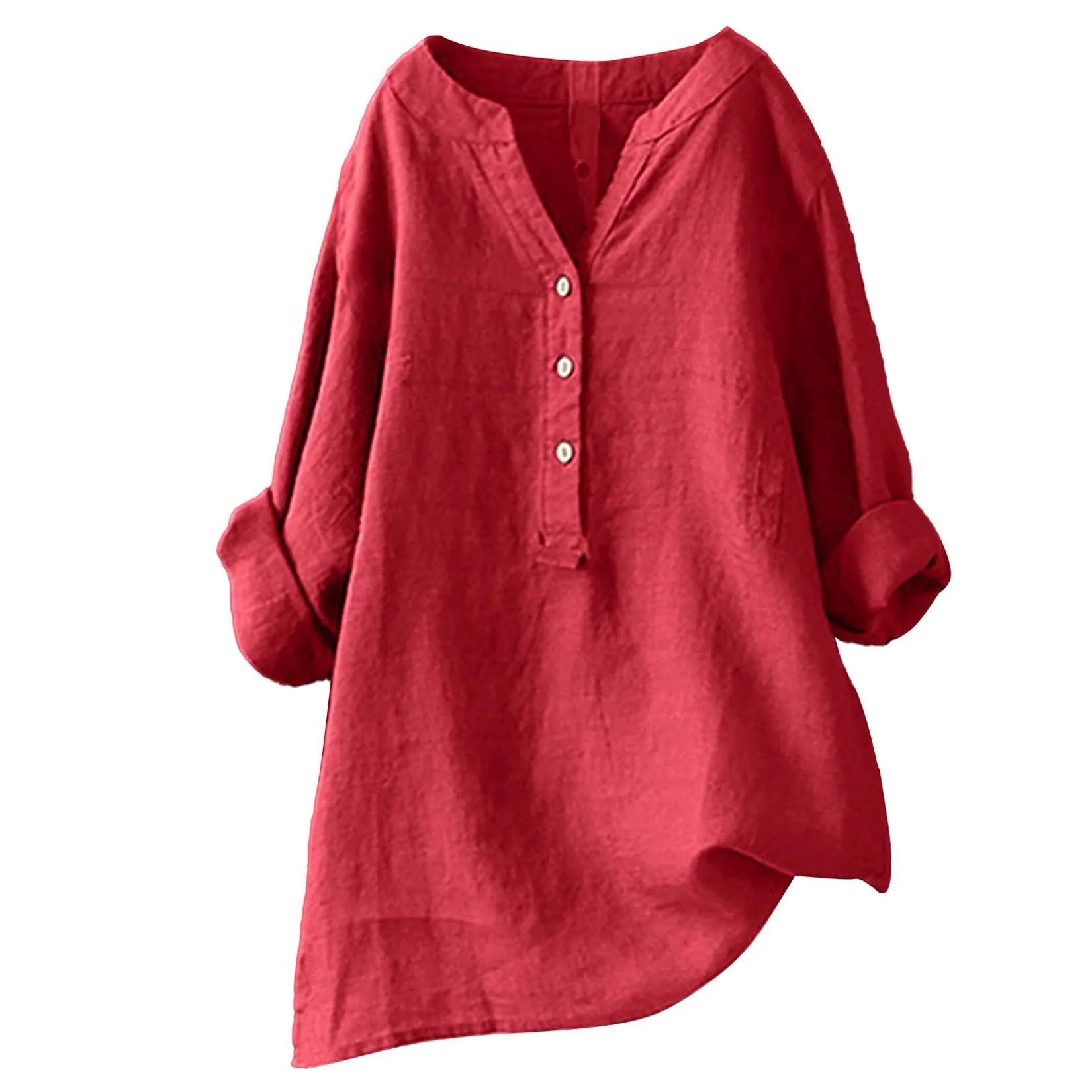 Uniseks Kadın Erkek Pamuklu Ke - Casual Loose Linen Shirt Dress incelemesi ve fiyatı