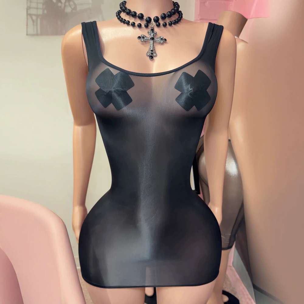 JENYAGE Seksi Parlak Şeffaf As - Sexy Mesh Sheer Bodycon Dress incelemesi ve fiyatı