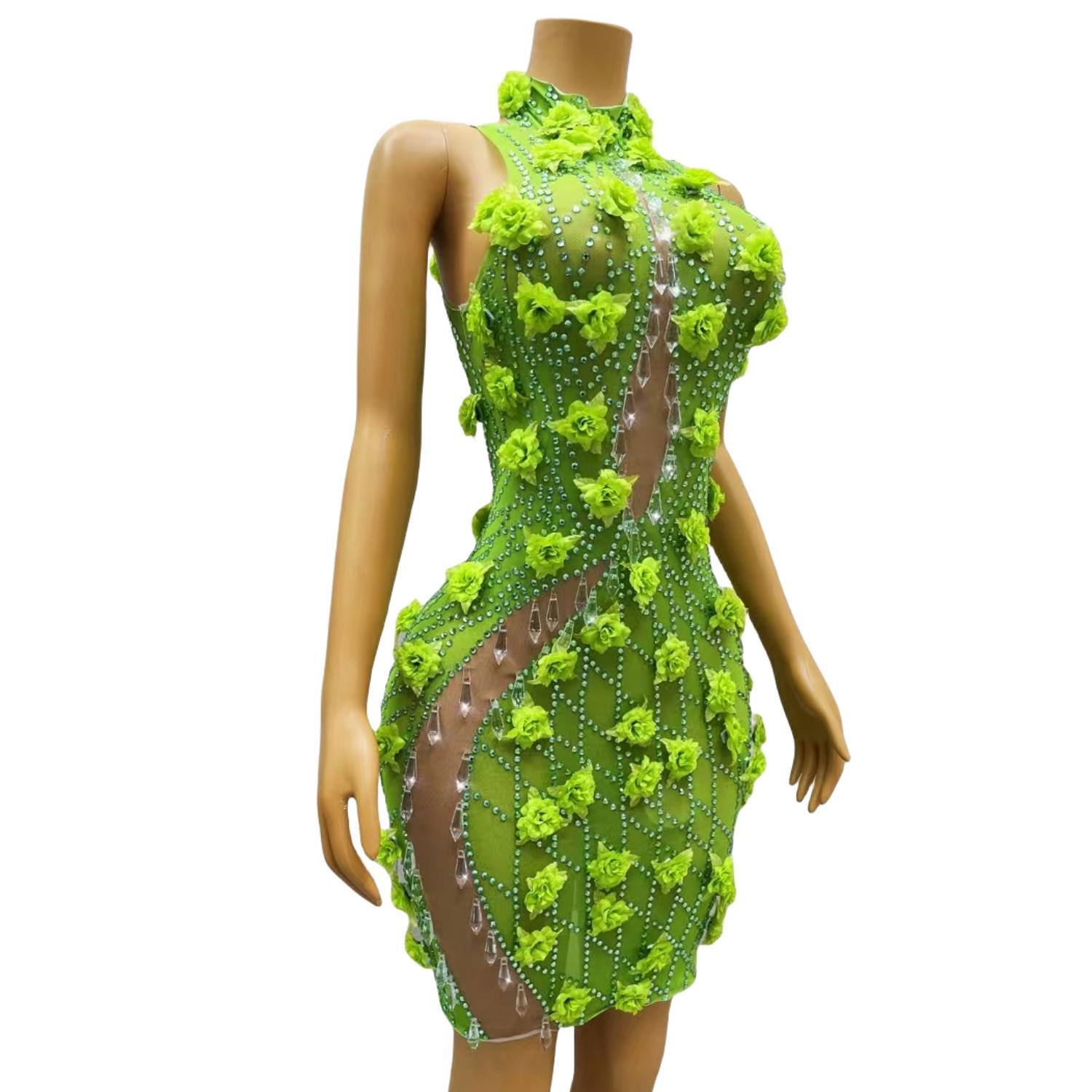 Şık Sparkly Kristaller Rhinest - Sparkly Rhinestone Club Party Dress incelemesi ve fiyatı
