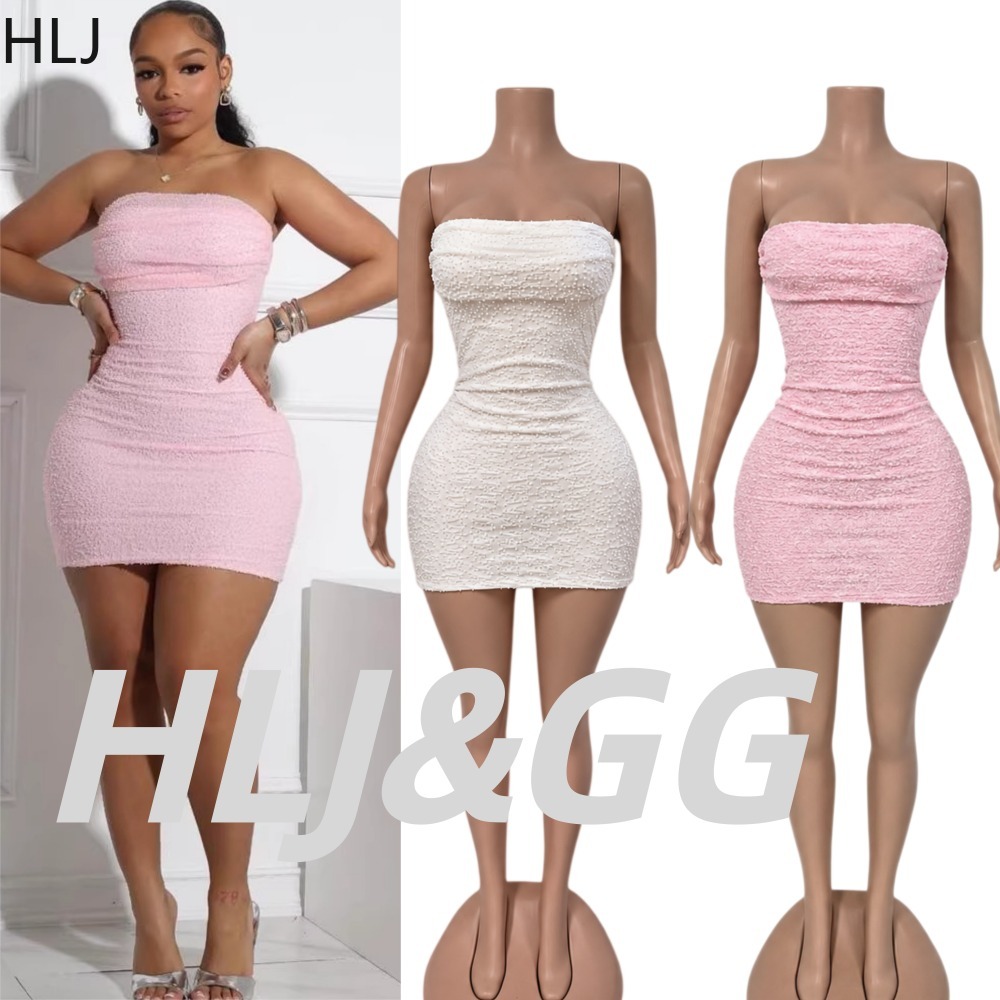 HLJ Seksi Kadın Straplez Mini  - Sparkly Rhinestone Club Party Dress incelemesi ve fiyatı